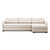 Four Hands Wickham 2-Piece Sleeper Sectional - Right Chaise - Crypton Nomad Marshmallow