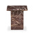 Four Hands Arum End Table - Merlot Marble