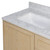Four Hands Millie Double Vanity - Satin Bleached Parawood