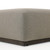Four Hands Lenox Outdoor Ottoman Piece - Stained Saddle Brown