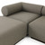 Four Hands Lenox Outdoor 3Pc Sectional w/Ottoman - Stained Saddle Brown