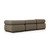 Four Hands Lenox Outdoor 3Pc Sectional - Stained Saddle Brown