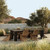 Four Hands Soho Outdoor Metal Dining Table - 106" - Bronze