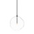 Four Hands Glass Globe 300 Pendant - Black Gunmetal
