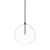 Four Hands Glass Globe 300 Pendant - Black Gunmetal