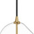 Four Hands Glass Globe 200 Pendant - Burnished Brass