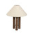 Four Hands Medici Table Lamp - Warm Brown Oak