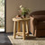 Four Hands Daley End Table - Light Natural Mango