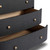 Four Hands Amelia Chest - Black Linen