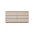 Four Hands Mariella 6 Drawer Dresser - Beige Painted Linen