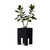 Four Hands Tora Planter Medium - Carbonized Black