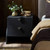Four Hands Cressida Nightstand - Black Linen