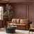 Four Hands Kosa Power Recliner 2PC Sectional - Sonoma Chestnut