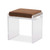 Four Hands Gerrard Accent Stool - Crypton Wayfarer Sienna