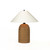 Four Hands Brynner Table Lamp - Etched Amber Glass