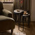 Four Hands Shayla Nesting End Table - Warm Grey Marble