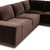 Four Hands Isaiah 3PC Sectional - Surrey Cocoa