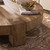 Four Hands Abaso Round Coffee Table - Rustic Wormwood Oak