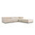 Four Hands Lawndale 3PC RAF Sectional w/ Ottoman - Fayette Cloud