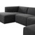 Four Hands Lawndale 5PC Sectional W/ LAFC - Saxon Charcoal