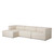 Four Hands Caprio 3PC RAF Sectional - Antwerp Natural
