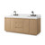 Four Hands Everett Double Vanity - Satin Light Wash Oak