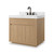 Four Hands Everett Single Vanity - Satin Light Wash Oak