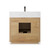 Four Hands Everett Single Vanity - Satin Light Wash Oak