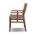 Four Hands Herrin Outdoor Dining Armchair - Stained Toasted Brown