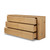 Four Hands Novella 6 Drawer Dresser - Natural Oak Veneer Thick Random