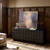 Four Hands Swell Media Console - Dry Black Oak