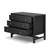 Four Hands Sullivan Nightstand - Brushed Black Acacia Solid