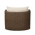 Four Hands Corrigan Outdoor Swivel Chair - Dark Textured Woven