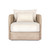 Four Hands Corrigan Outdoor Swivel Chair - Vintage White