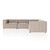 Four Hands Langham 5PC Sectional - Napa Sandstone
