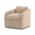 Four Hands Topanga Swivel Chair - Beige Shearling