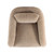 Four Hands Topanga Swivel Chair - Beige Shearling