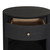 Four Hands Amelia Oval One Drawer Nightstand - Black Linen