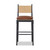 Amber Lewis x Four Hands Fayth Bar Stool with Cushion - Dulane Mahogany 1