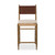 Amber Lewis x Four Hands Brielle Stool w/ Cushion - Broadway Dune - Counter