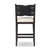 Amber Lewis x Four Hands Tova Stool - Bergamo Parchment - Counter - Distressed Black Oak