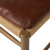 Amber Lewis x Four Hands Brielle Stool w/ Cushion - Dulane Mahogany - Counter