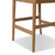 Amber Lewis x Four Hands Tova Stool - Bergamo Parchment - Counter - Light Buff Oak