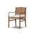 Amber Lewis x Four Hands Andover Outdoor Dining Chair - Alessi Linen