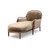 Amber Lewis x Four Hands Demi Chaise - Altair Mushroom