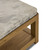 Amber Lewis x Four Hands Roberta Coffee Table - Sandblasted White Marble