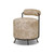 Amber Lewis x Four Hands Gwendolyn Accent Stool - Hammered Bronze