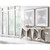 Bernhardt Solaria Console Table with 2 Metal Origami-inspired Bases