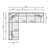 Bernhardt Serena Fabric 4-Piece Sectional