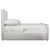 Bernhardt Sawyer King Panel Bed with Light Grey Upholstery